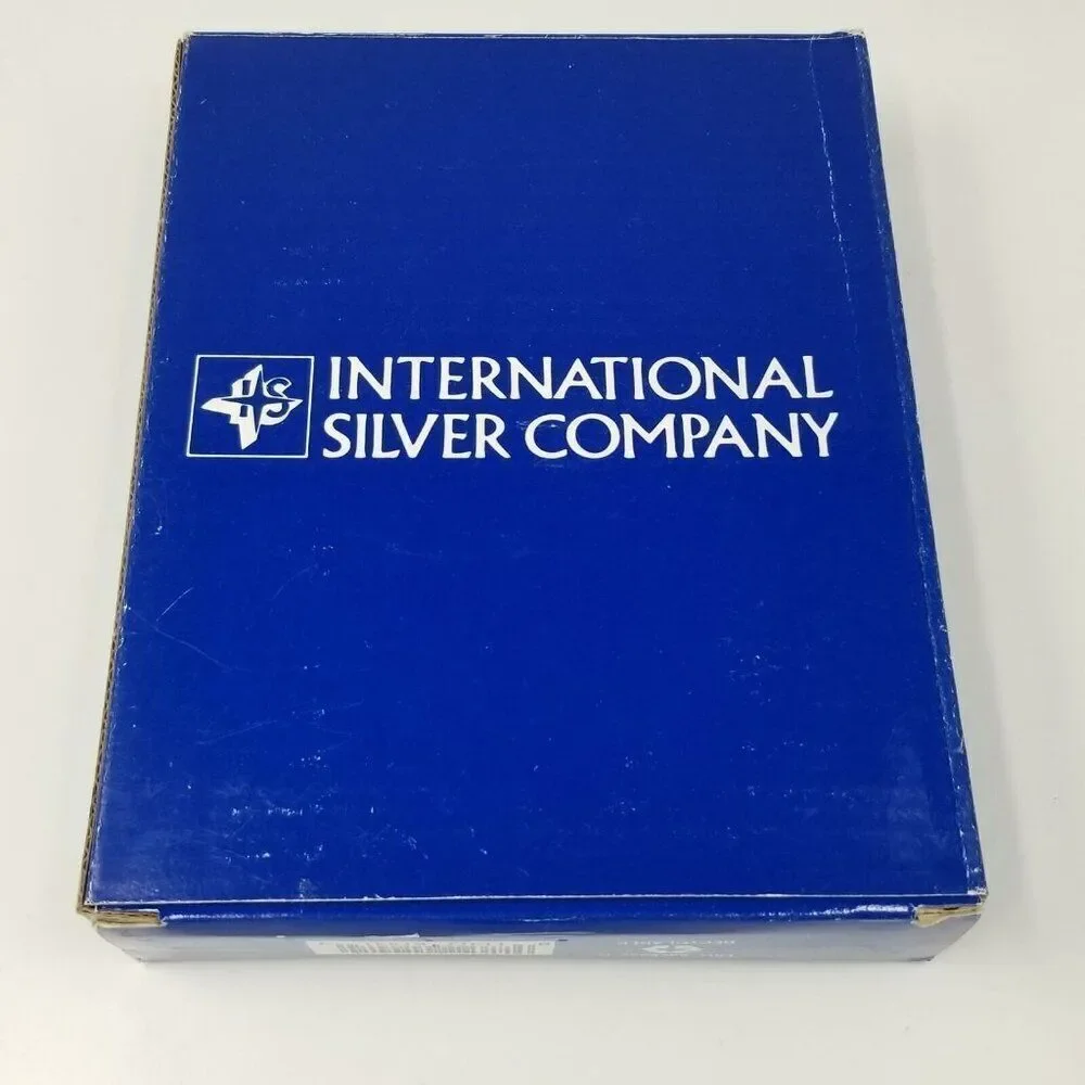 International Silver Company Silver Plate Tri Fold Photo Frame New